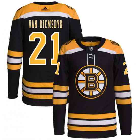 Men Boston Bruins 21 James Van Riemsdyk Black Stitched Jersey